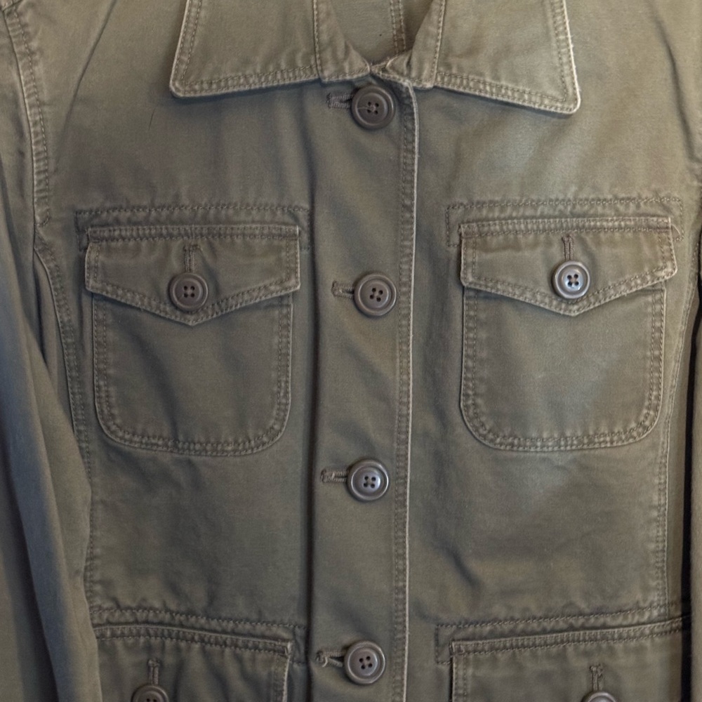 J. Crew Olive Utility Jacket